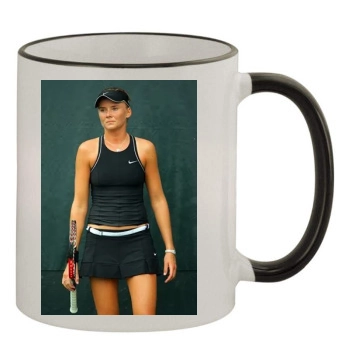 Daniela Hantuchova 11oz Colored Rim & Handle Mug