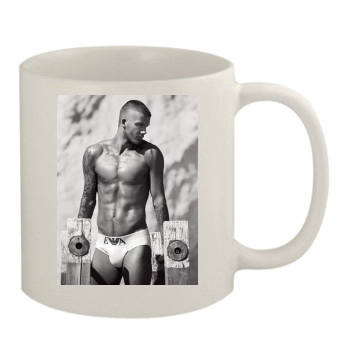 David Beckham 11oz White Mug