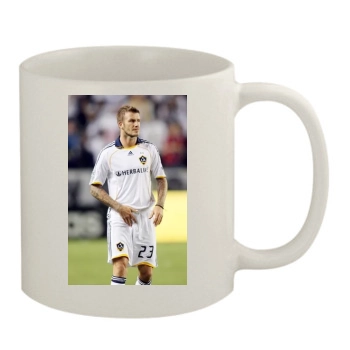 David Beckham 11oz White Mug