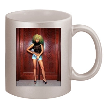 Kelis 11oz Metallic Silver Mug