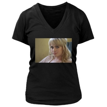 Duffy Women's Deep V-Neck TShirt