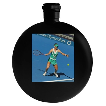 Elena Dementieva Round Flask