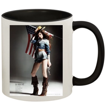 Elizabeth Jagger 11oz Colored Inner & Handle Mug