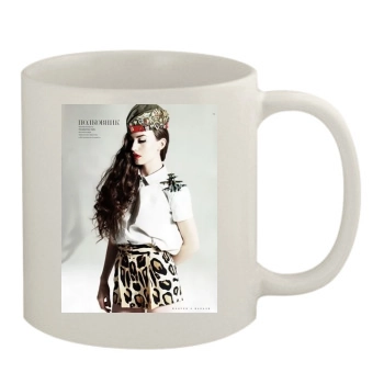 Elizabeth Jagger 11oz White Mug