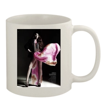 Elizabeth Jagger 11oz White Mug