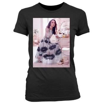 Keira Knightley Women's Junior Cut Crewneck T-Shirt