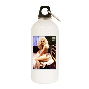 Ellen Pompeo White Water Bottle With Carabiner