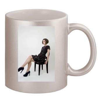 Keira Knightley 11oz Metallic Silver Mug