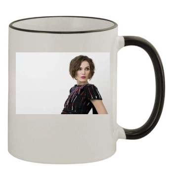 Keira Knightley 11oz Colored Rim & Handle Mug