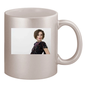 Keira Knightley 11oz Metallic Silver Mug