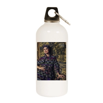 Keira Knightley White Water Bottle With Carabiner