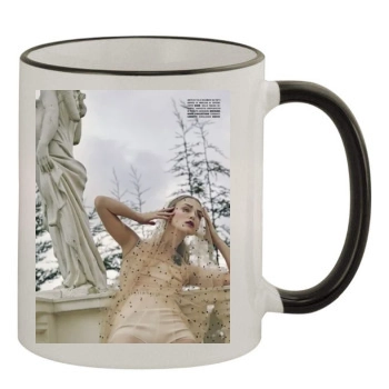 Keira Knightley 11oz Colored Rim & Handle Mug