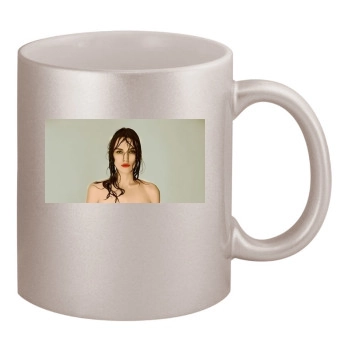 Keira Knightley 11oz Metallic Silver Mug