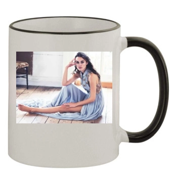 Keira Knightley 11oz Colored Rim & Handle Mug