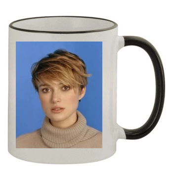 Keira Knightley 11oz Colored Rim & Handle Mug