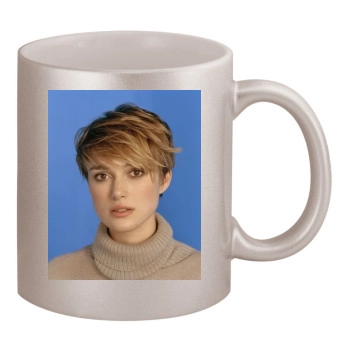 Keira Knightley 11oz Metallic Silver Mug