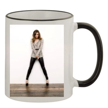 Keira Knightley 11oz Colored Rim & Handle Mug