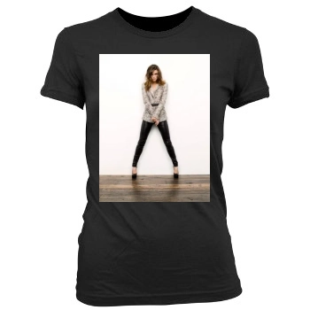 Keira Knightley Women's Junior Cut Crewneck T-Shirt