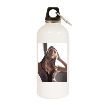 Emma Bunton White Water Bottle With Carabiner