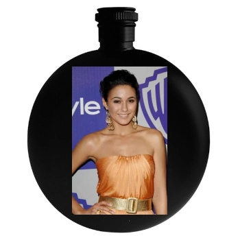 Emmanuelle Chriqui Round Flask