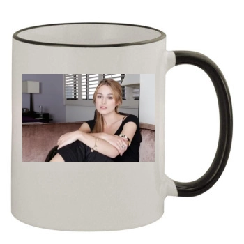 Keira Knightley 11oz Colored Rim & Handle Mug