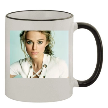 Keira Knightley 11oz Colored Rim & Handle Mug