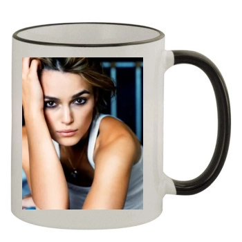 Keira Knightley 11oz Colored Rim & Handle Mug