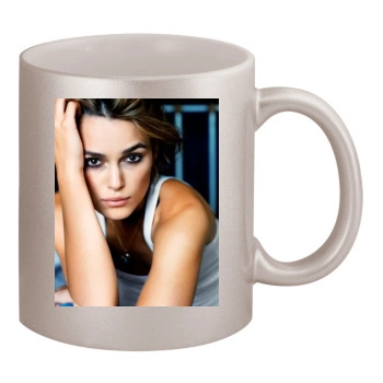 Keira Knightley 11oz Metallic Silver Mug