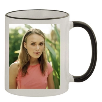 Keira Knightley 11oz Colored Rim & Handle Mug