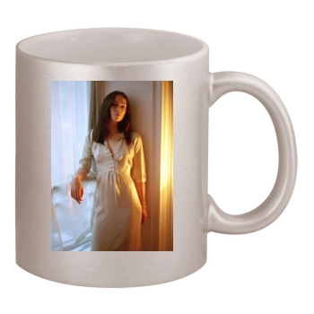 Keira Knightley 11oz Metallic Silver Mug