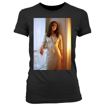 Keira Knightley Women's Junior Cut Crewneck T-Shirt