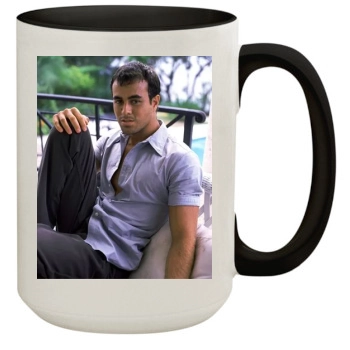 Enrique Iglesias 15oz Colored Inner & Handle Mug