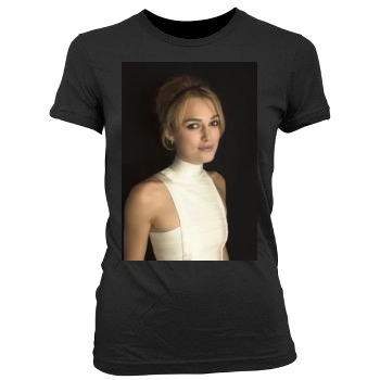 Keira Knightley Women's Junior Cut Crewneck T-Shirt