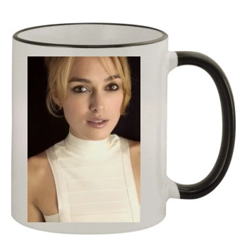 Keira Knightley 11oz Colored Rim & Handle Mug