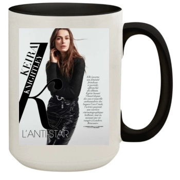 Keira Knightley 15oz Colored Inner & Handle Mug