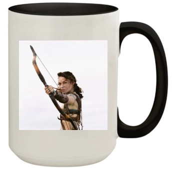 Keira Knightley 15oz Colored Inner & Handle Mug