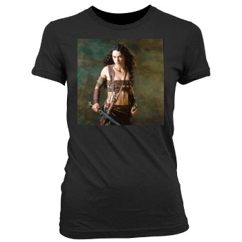 Keira Knightley Women's Junior Cut Crewneck T-Shirt