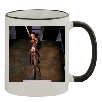 Keira Knightley 11oz Colored Rim & Handle Mug