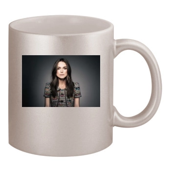 Keira Knightley 11oz Metallic Silver Mug