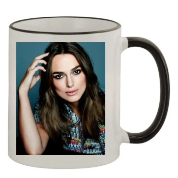 Keira Knightley 11oz Colored Rim & Handle Mug