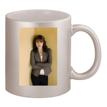 Keira Knightley 11oz Metallic Silver Mug