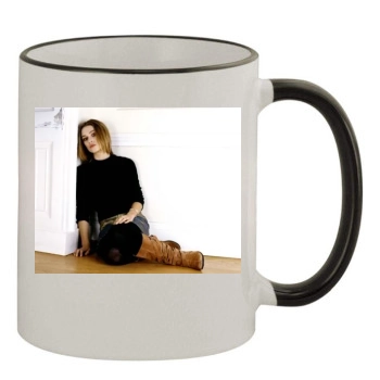 Keira Knightley 11oz Colored Rim & Handle Mug