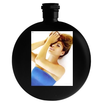 Eva Mendes Round Flask