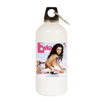 Ewa Sonnet White Water Bottle With Carabiner