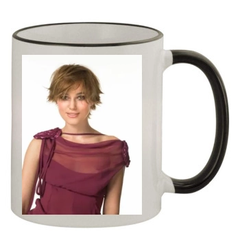 Keira Knightley 11oz Colored Rim & Handle Mug