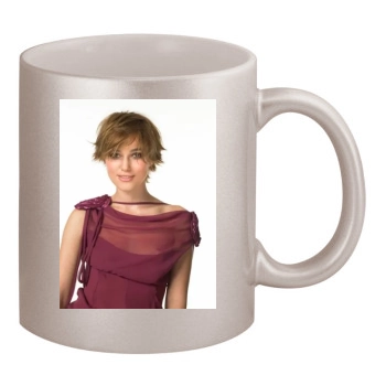 Keira Knightley 11oz Metallic Silver Mug