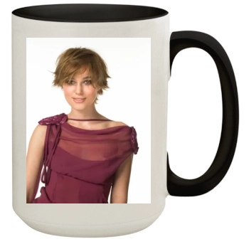 Keira Knightley 15oz Colored Inner & Handle Mug