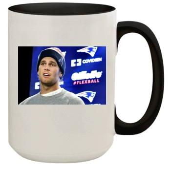 Tom Brady 15oz Colored Inner & Handle Mug