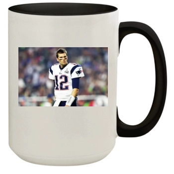 Tom Brady 15oz Colored Inner & Handle Mug