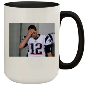 Tom Brady 15oz Colored Inner & Handle Mug